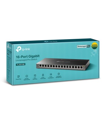 Switch TP-LINK Desktop/pedestal 16x10Base-T / 100Base-TX / 1000Base-T TL-SG116E