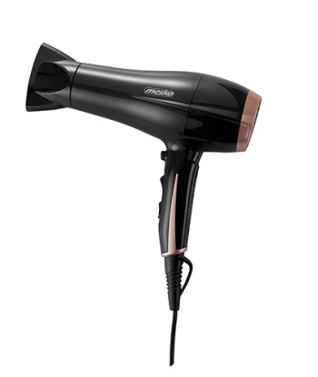 Mesko Hair Dryer MS 2249 2000 W, Number of temperature settings 3, Black/Pink