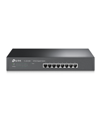 TP-LINK 8-Port Gigabit Switch TL-SG1008	 10/100/1000 Mbps (RJ-45), Unmanaged, Desktop/Rackmountable, Ethernet LAN (RJ-45) ports