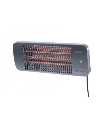 Обогреватель SUNRED LUG-2000W, Lugo Quartz Wall Infrared, 2000 W, Grey, IP24