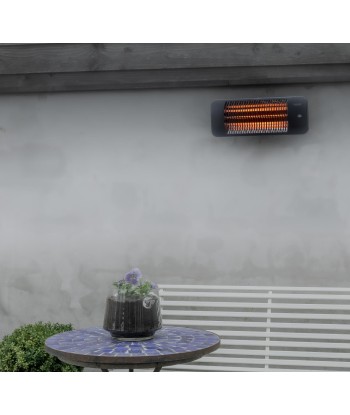 SUNRED Heater LUG-2000W, Lugo Quartz Wall  Infrared, 2000 W, Grey, IP24