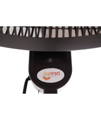 SUNRED Heater SMQ2000A, Elekra Quartz Standing Infrared, 2000 W, Black, IP34