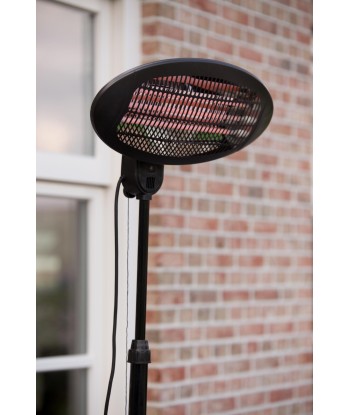 SUNRED Heater SMQ2000A, Elekra Quartz Standing Infrared, 2000 W, Black, IP34