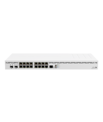 Mikrotik Cloud Core Router CCR2004-16G-2S+, 2x10G SFP+ ports, 16x Gigabit LAN ports, 1x RJ45 Serial port, 4 core CPU, 4 GB RAM