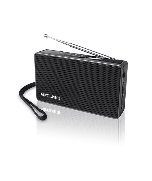 Muse M-030R Black, 2-band portable radio
