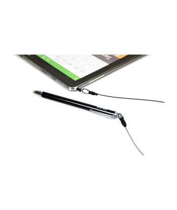 PORT CONNECT Universaalne Stilus - Must, 40cm Kaabel - Täpne Kontroll Tahvelarvutitele ja Nutitelefonidele