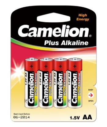Camelion LR6 AA Alkaline Batteries, 4-Pack - Reliable Power for Your Devices!