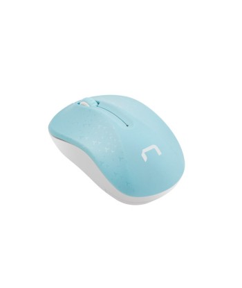 Natec Mouse, Toucan, Wireless, 1600 DPI, Optical, Blue/White