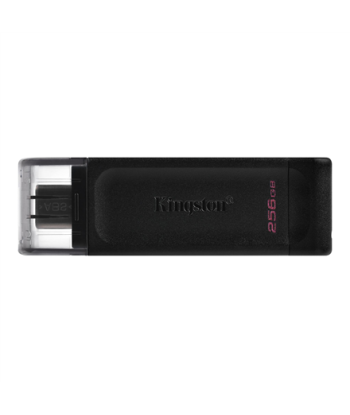 Kingston DataTraveler 70 256GB USB 3.2 Gen 1 Type-C Flash Drive - Black