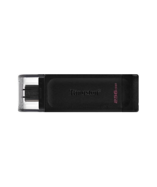 Kingston DataTraveler 70 256GB USB 3.2 Gen 1 Type-C mälupulk - Must Kingston DataTraveler 70 256GB USB 3.2 Gen 1 Type-C mälupulk - Must