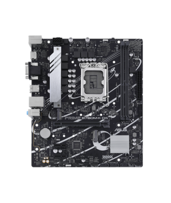 Asus PRIME B760M-K D4 Processor family Intel, Processor socket  LGA1700, DDR4 DIMM, Memory slots 2, Supported hard disk drive in