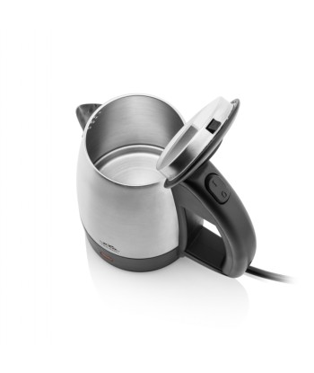 ETA Holiday Electric Kettle, 0.5L, 1000W, Stainless Steel - Black/Silver