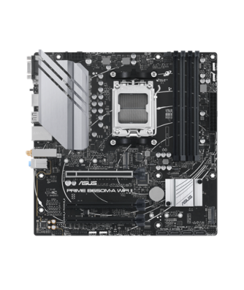 Asus PRIME B650M-A WIFI II Processor family AMD, Processor socket AM5, DDR5 DIMM, Memory slots 4, Supported hard disk drive inte