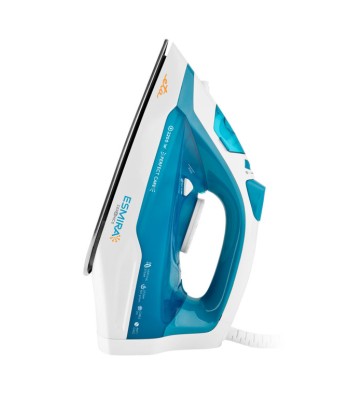 ETA Iron Esmira ETA027390000 Steam Iron, 2200 W, Water tank capacity 380 ml, Continuous steam 40 g/min, Turquoise