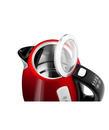 Veekeetja ETA Ela Digi ETA959890010 Electric, 2200 W, 1.7 L, Stainless steel, 360° rotational base, Red