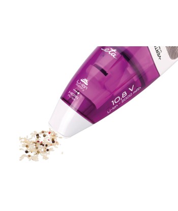 Tolmuimeja ETA Verto ETA344290000 Cordless operating, Handheld, 10.8 V, Operating time (max) 15 min, White/Purple
