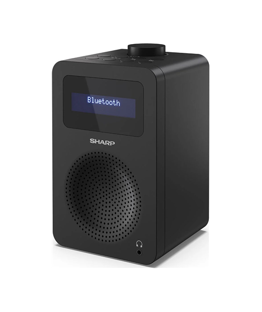 Sharp DR-430(BK) Digital Radio, FM/DAB/DAB+, Bluetooth 5.0, Midnight Black