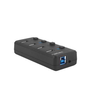 Natec USB 3.0 HUB, Mantis 2, 4-Port, On/Off with AC Adapter