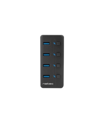 Natec USB 3.0 HUB, Mantis 2, 4-Port, On/Off with AC Adapter