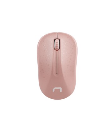 Natec Mouse, Toucan, Wireless, 1600 DPI, Optical, Pink-White