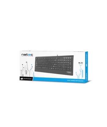 Natec Barracuda Slim Keyboard - US Layout