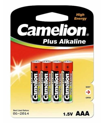 Щелочные батарейки Camelion AAA - 4 шт: Надежное питание для ваших устройств