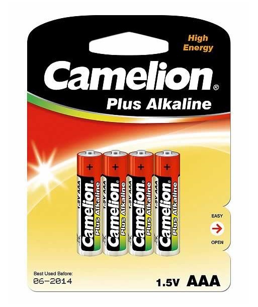 Щелочные батарейки Camelion AAA - 4 шт: Надежное питание для ваших устройств
