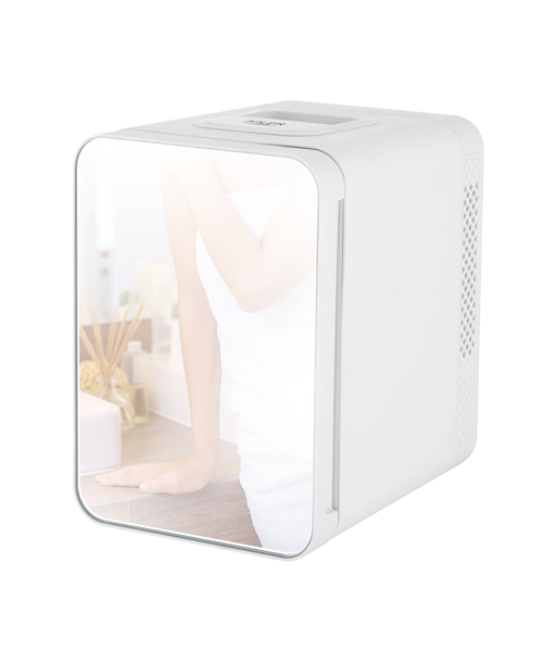 Adler Mini refrigerator with mirror AD 8085 Free standing, Larder, Height 27 cm, Fridge net capacity 4 L, White