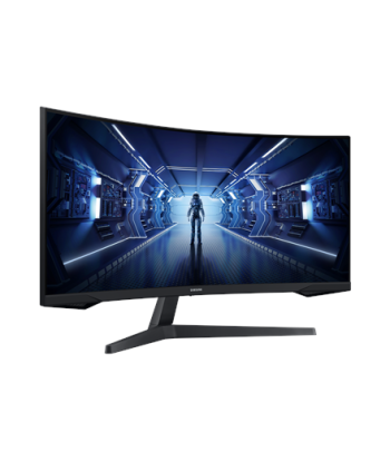 LCD Monitor SAMSUNG Odyssey G5 34" Gaming/Curved/21 : 9 Panel VA 3440x1440 21:9 1 ms Tilt Colour Black LC34G55TWWPXEN