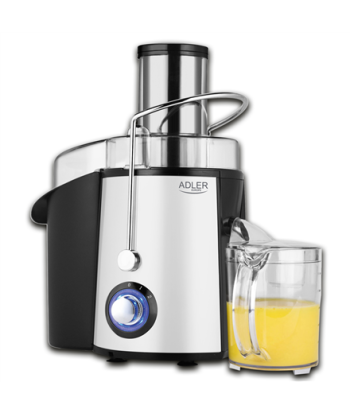 Соковыжималка Adler AD 4128 Matt Black/White, 1000 W, Number of speeds 2