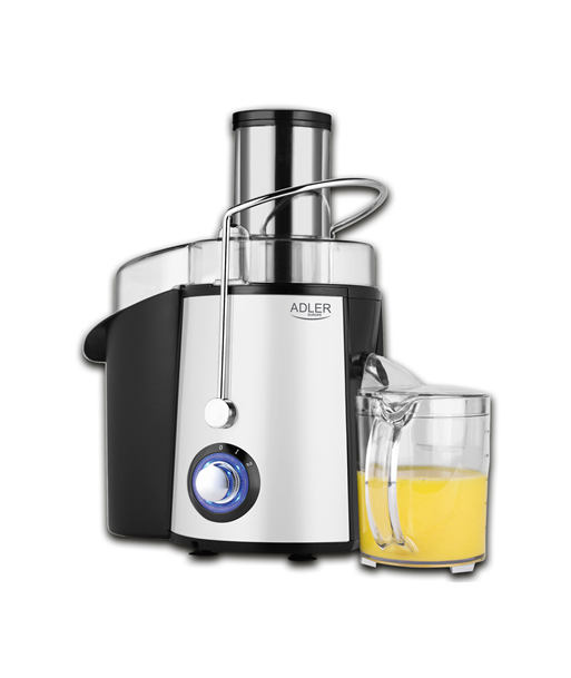 Соковыжималка Adler AD 4128 Matt Black/White, 1000 W, Number of speeds 2