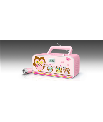 Muse M-29KP Pink/Image, 30 W, Portable radio CD/MP3 player with USB,