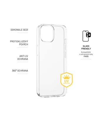 FIXED Slim AntiUV чехол для Apple iPhone 14 Plus - прозрачный