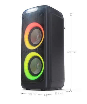 Sharp PS-949 Party Speaker with Built-in Battery