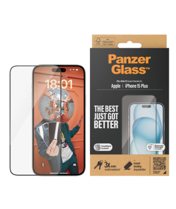 Kaitseklaas PanzerGlass iPhone 2023 6.7 | Ultra-Wide Fit w. EasyAligner