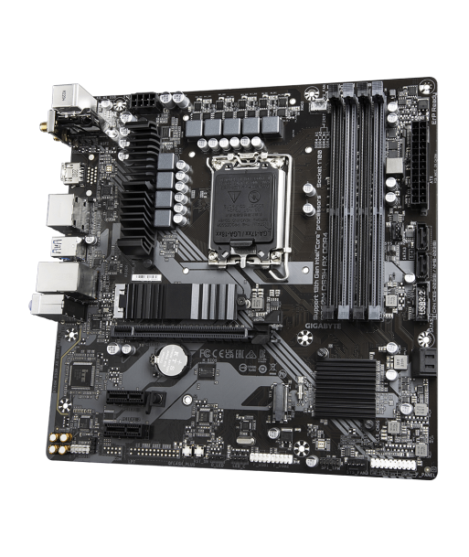 Gigabyte B760M DS3H AX 1.3 M/B Processor family Intel, Processor socket LGA1700, DDR4 DIMM, Memory slots 4, Supported hard disk