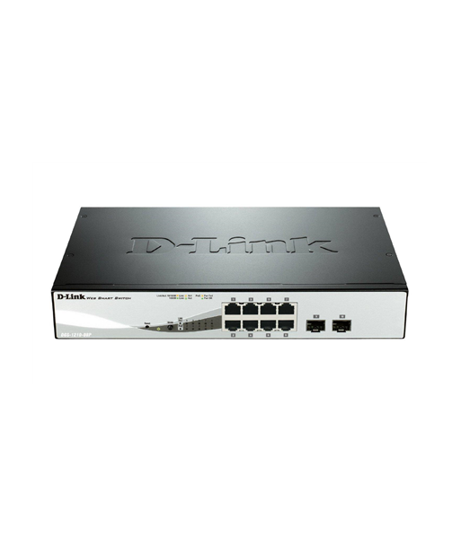 D-Link DGS-1210 Series Smart Managed Gigabit Switches DGS-1210-08P Managed L2, Desktop/Rackmountable D-Link DGS-1210 Series Smart Managed Gigabit Switches DGS-1210-08P Managed L2, Desktop/Rackmountable