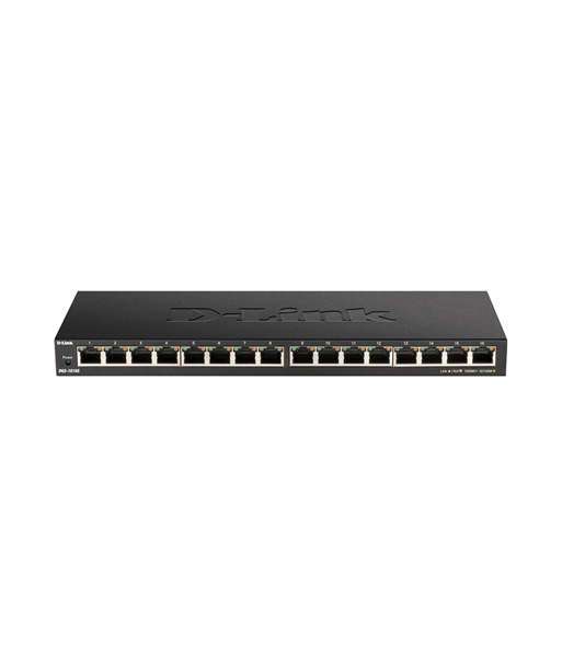 D-Link 16-Port Gigabit Desktop Switch DGS-1016S Unmanaged, Desktop