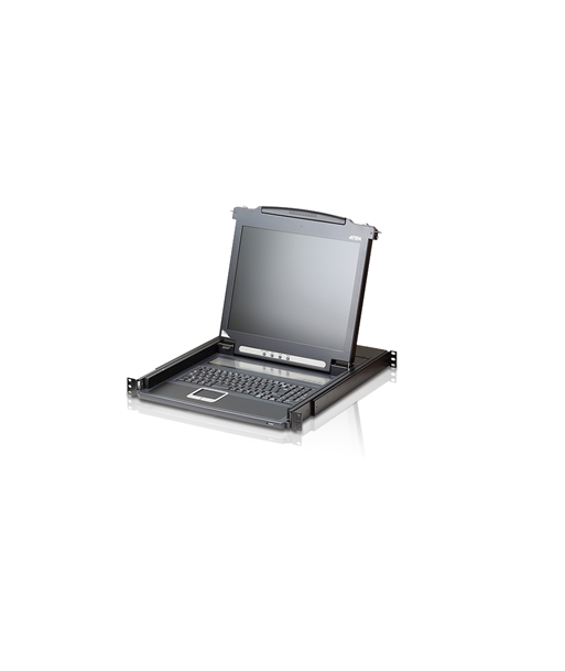 Aten CL1000M 17" ЖК-консоль, PS/2 VGA, встроенный KVM-переключатель Aten CL1000M 17" ЖК-консоль, PS/2 VGA, встроенный KVM-переключатель