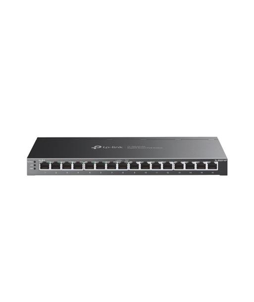 TP-LINK etStream 16-Port Gigabit Smart Switch with 8-Port PoE+ 	TL-SG2016P Web managed, Desktop, Power supply type External