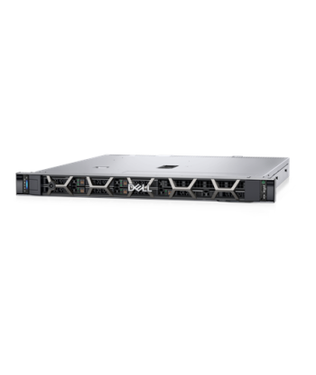 Dell PowerEdge R350 Rack (1U), Intel Xeon, E-2314, 2.8 GHz, 8 MB, 4T, 4C, 480 GB, SSD, Up to 4 x 3.5", PERC H355, Power supply