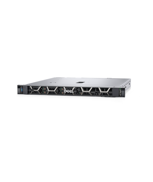 Dell PowerEdge R350 Rack (1U), Intel Xeon, E-2314, 2.8 GHz, 8 MB, 4T, 4C, 480 GB, SSD, Up to 4 x 3.5", PERC H355, Power supply