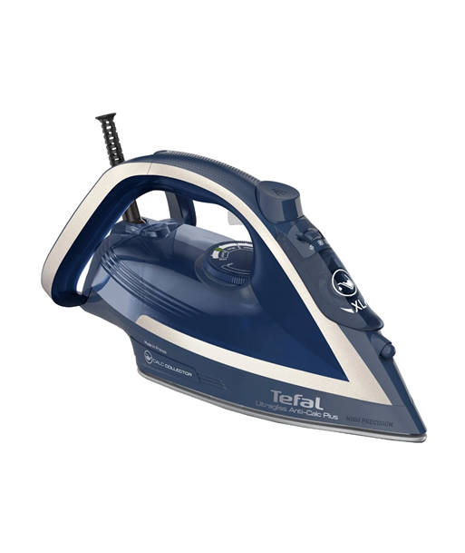 TEFAL Steam Iron FV6830E0 2800 W, Water tank capacity 270 ml, Continuous steam 50 g/min, Silver/Blue