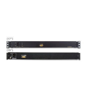 Aten CL1000M 17" ЖК-консоль, PS/2 VGA, встроенный KVM-переключатель