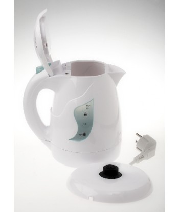 Чайник Adler AD 08, Plastic, White, 850 W, 1 L, 360° rotational base