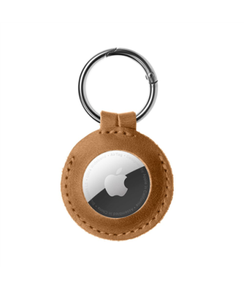 FIXED Case for AirTag, Brown