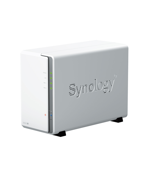 Synology Tower NAS DS223j up to 2 HDD/SSD, Realtek, RTD1619B, Processor frequency 1.7 GHz, 1 GB, DDR4, 1x1GbE, 2xUSB 3.2 Gen 1