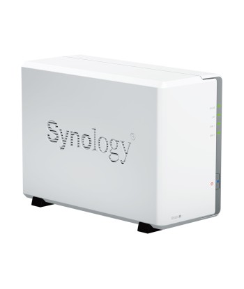 Synology Tower NAS DS223j up to 2 HDD/SSD, Realtek, RTD1619B, Processor frequency 1.7 GHz, 1 GB, DDR4, 1x1GbE, 2xUSB 3.2 Gen 1
