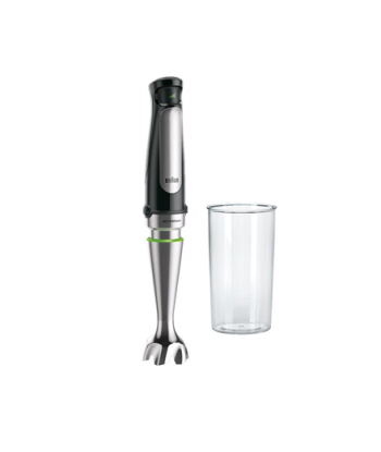 Blender Braun MQ7000X MultiQuick Immersion, 1000 W, Number of speeds 2, Black/Stainless Steel