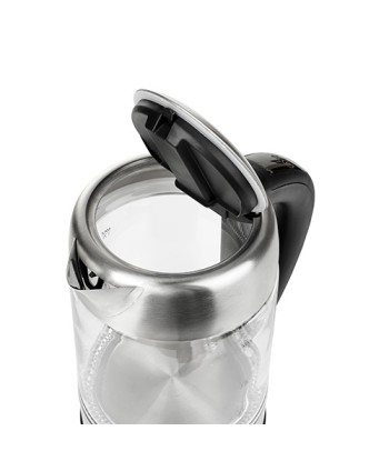 Adler AD 1247 NEW With electronic control, 1850 - 2200 W, 1.7 L, Stainless steel, glass, Stainless steel/Transparent